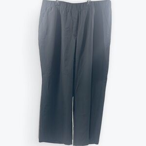 NWT Lane Bryant Black On the Go Wide Leg 22 Short Mid-Rise Athletic